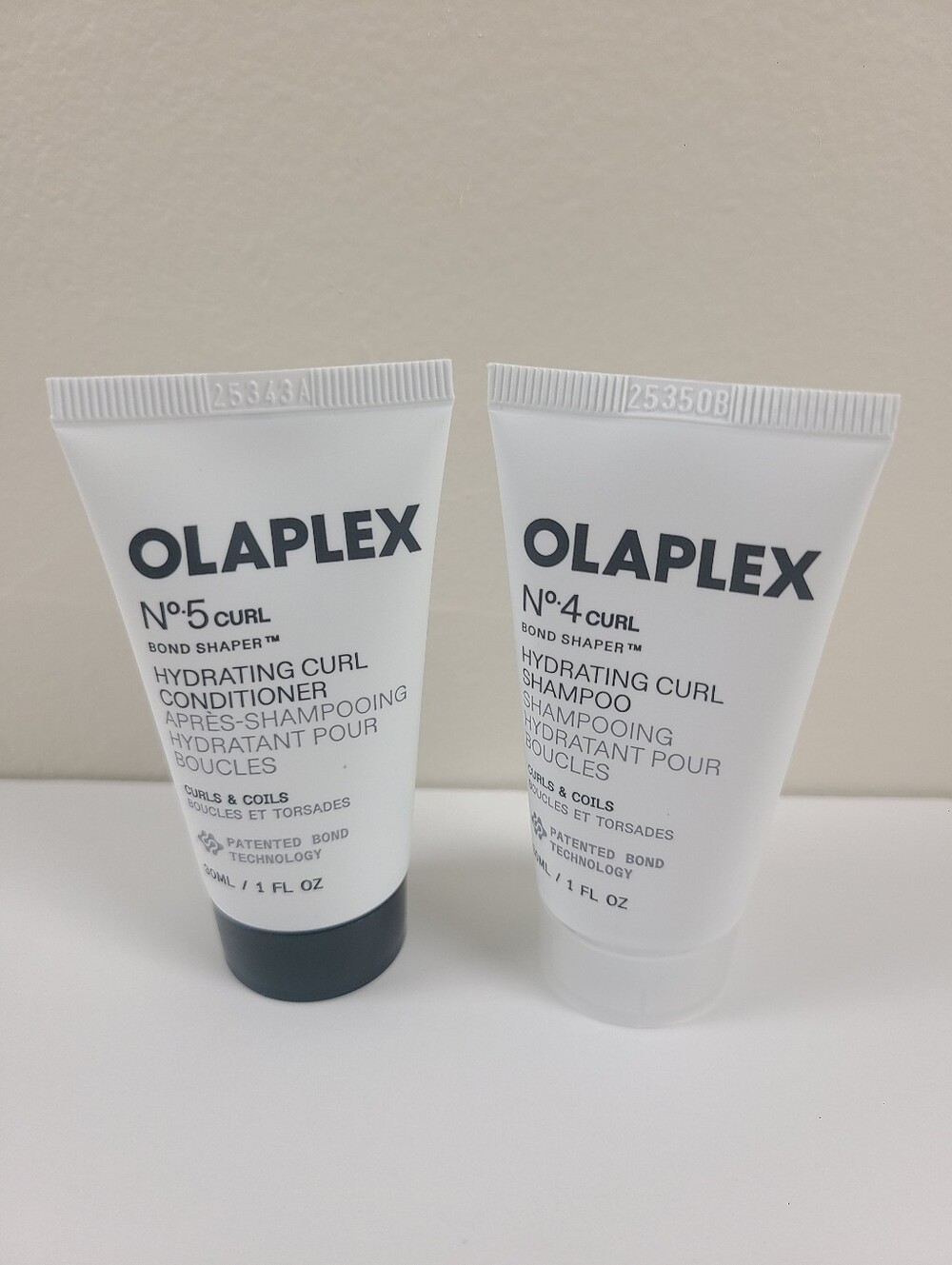 Olaplex No.4 & No.5 Hydrating Curl Shampoo and Conditioner Travel Size
